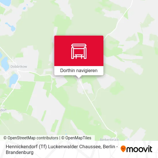 Hennickendorf (Tf) Luckenwalder Chaussee Karte