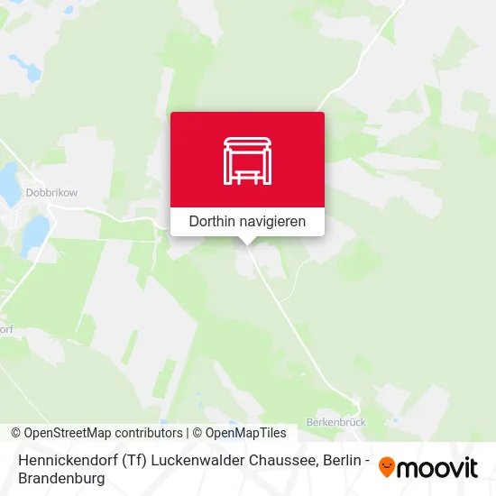 Hennickendorf (Tf) Luckenwalder Chaussee Karte
