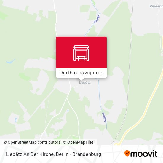Liebätz An Der Kirche Karte