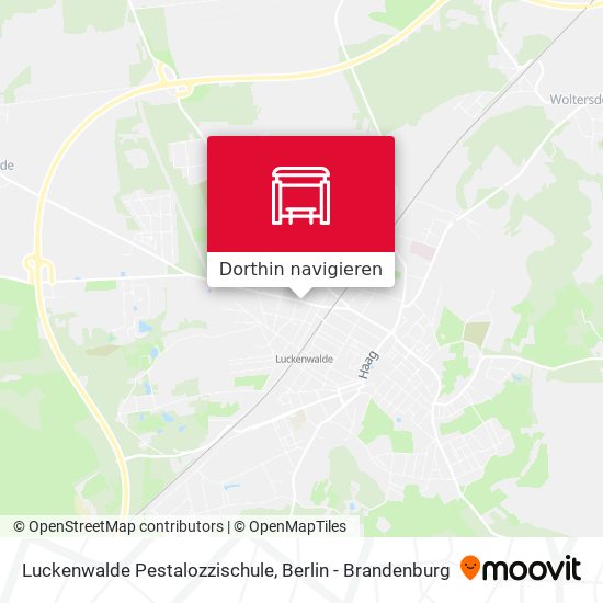 Luckenwalde Pestalozzischule Karte