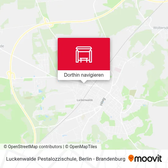 Luckenwalde Pestalozzischule Karte