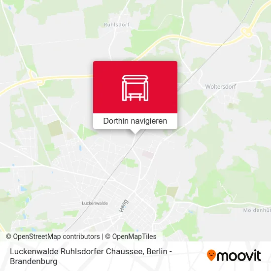 Luckenwalde Ruhlsdorfer Chaussee Karte
