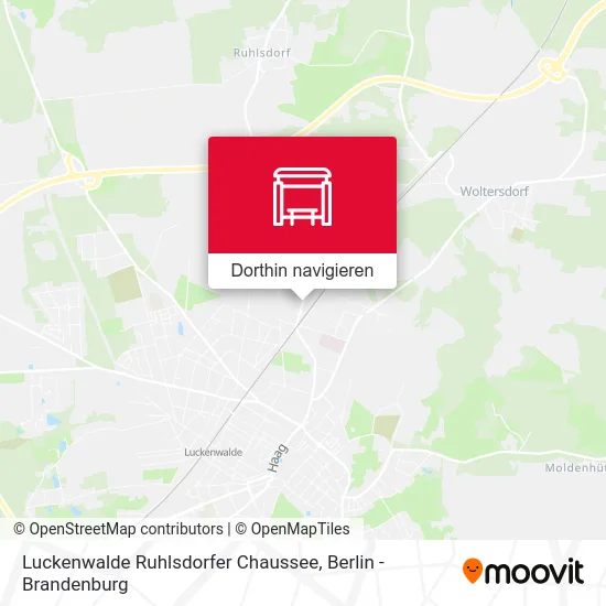 Luckenwalde Ruhlsdorfer Chaussee Karte