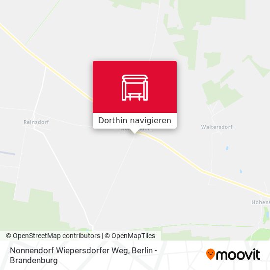 Nonnendorf Wiepersdorfer Weg Karte