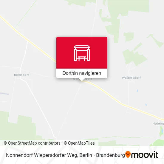 Nonnendorf Wiepersdorfer Weg Karte