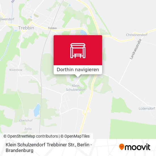 Klein Schulzendorf Trebbiner Str. Karte