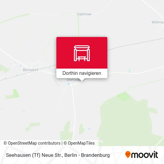 Seehausen (Tf) Neue Str. Karte