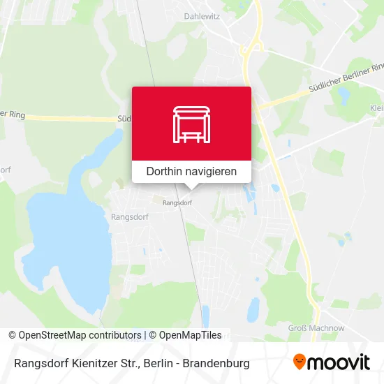 Rangsdorf Kienitzer Str. Karte