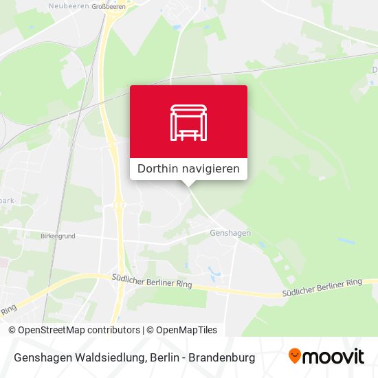 Genshagen Waldsiedlung Karte