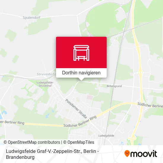 Ludwigsfelde Graf-V.-Zeppelin-Str. Karte