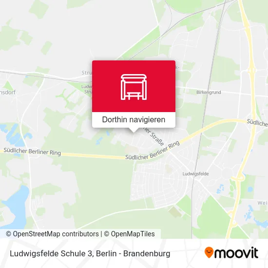 Ludwigsfelde Schule 3 Karte