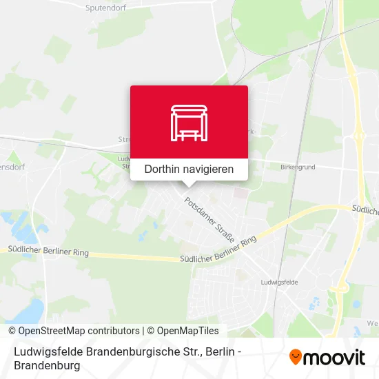 Ludwigsfelde Brandenburgische Str. Karte