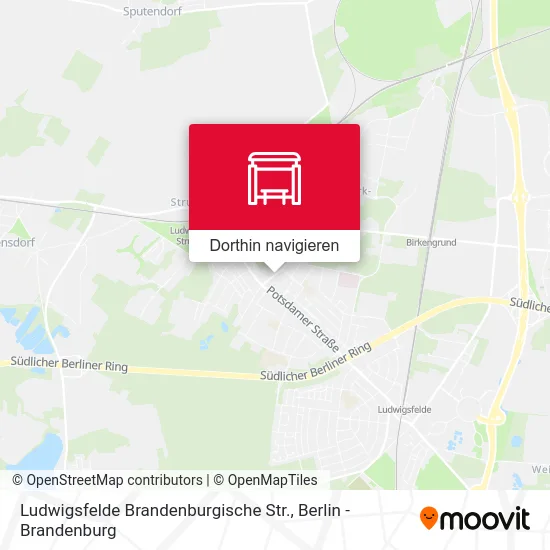 Ludwigsfelde Brandenburgische Str. Karte