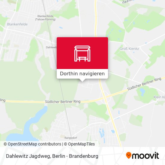 Dahlewitz Jagdweg Karte