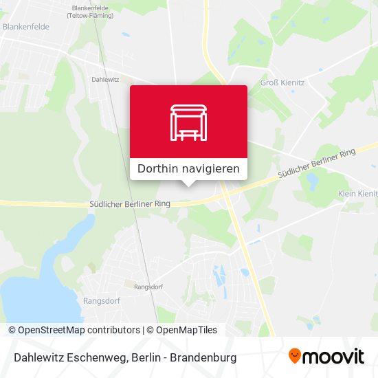 Dahlewitz Eschenweg Karte