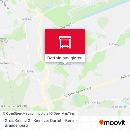 Groß Kienitz Gr. Kienitzer Dorfstr. Karte