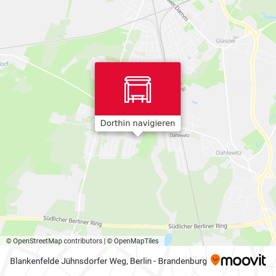 Blankenfelde Jühnsdorfer Weg Karte