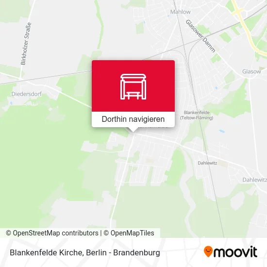 Blankenfelde Kirche Karte