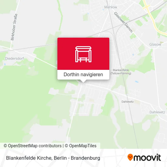 Blankenfelde Kirche Karte