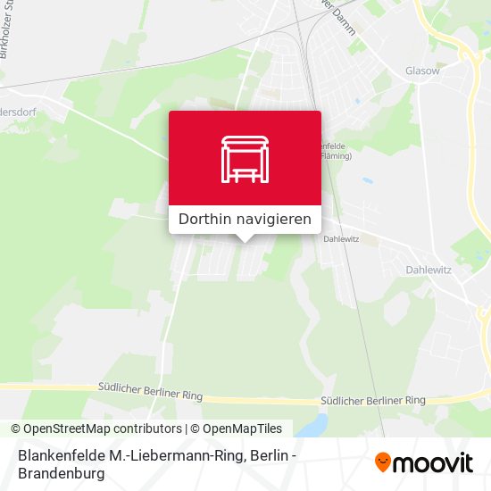 Blankenfelde M.-Liebermann-Ring Karte