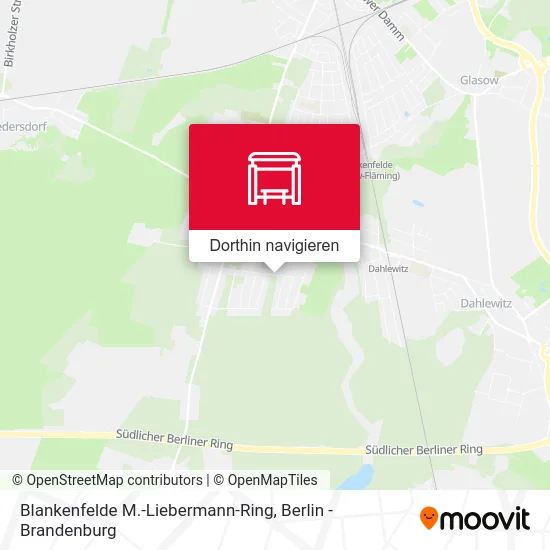 Blankenfelde M.-Liebermann-Ring Karte