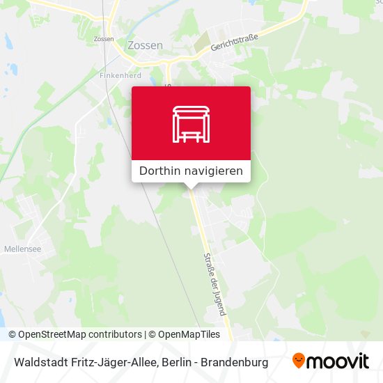 Waldstadt Fritz-Jäger-Allee Karte