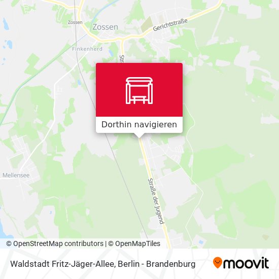 Waldstadt Fritz-Jäger-Allee Karte
