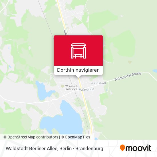 Waldstadt Berliner Allee Karte