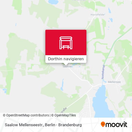 Saalow Mellenseestr. Karte