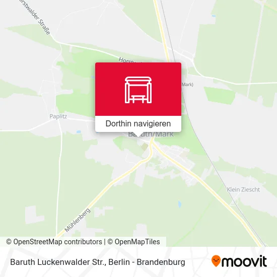 Baruth Luckenwalder Str. Karte