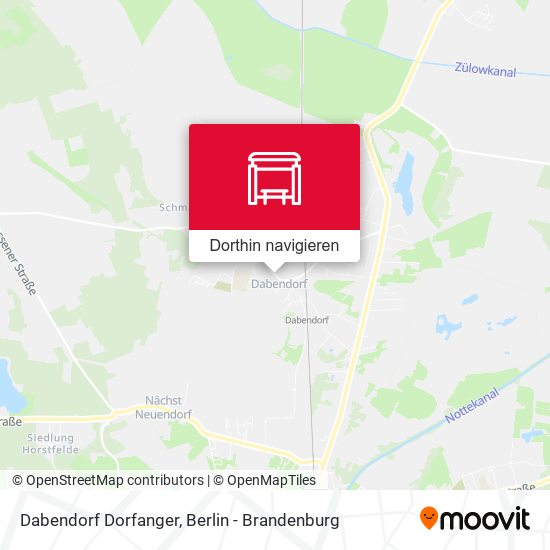 Dabendorf Dorfanger Karte