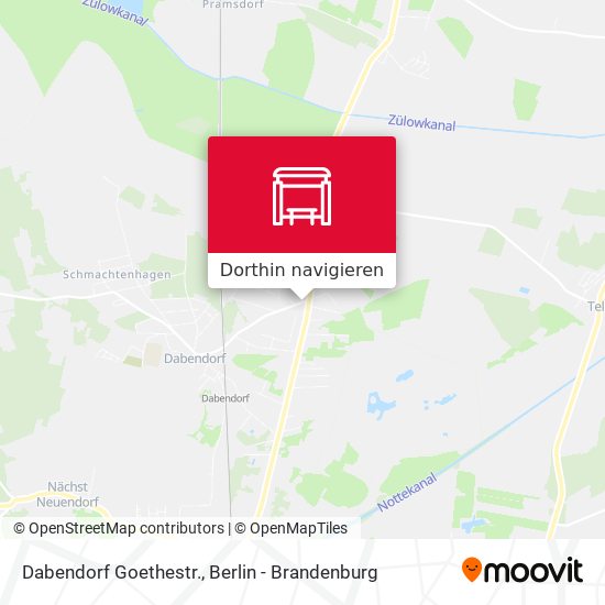Dabendorf Goethestr. Karte