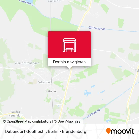 Dabendorf Goethestr. Karte