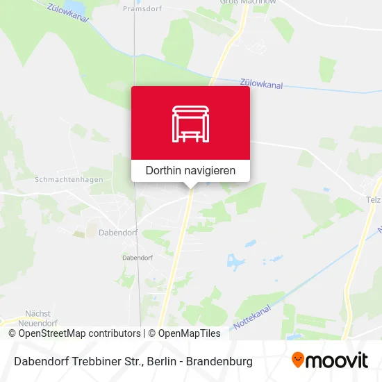 Dabendorf Trebbiner Str. Karte