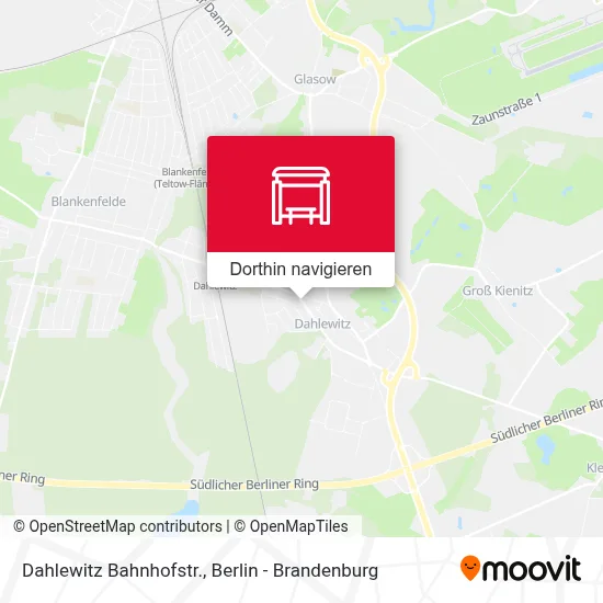 Dahlewitz Bahnhofstr. Karte