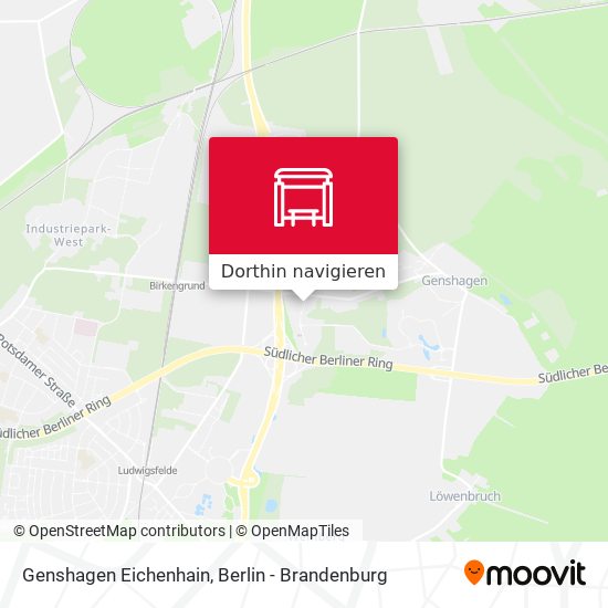 Genshagen Eichenhain Karte