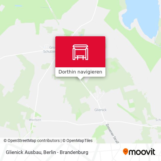 Glienick Ausbau Karte