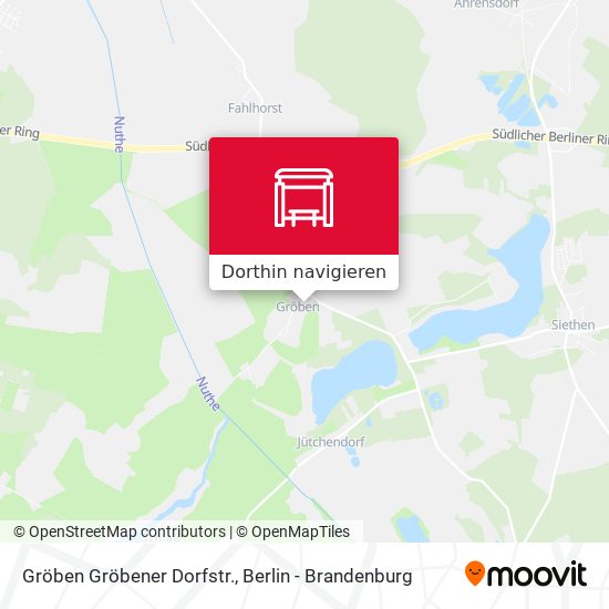Gröben Gröbener Dorfstr. Karte