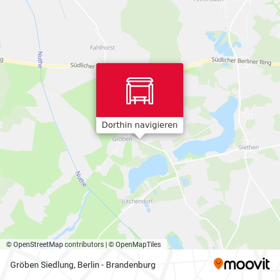 Gröben Siedlung Karte