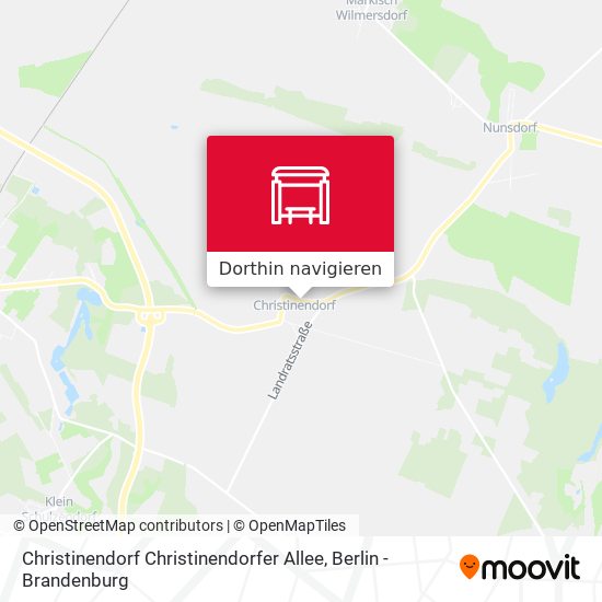Christinendorf Christinendorfer Allee Karte