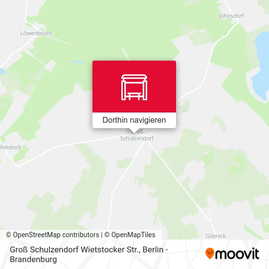 Groß Schulzendorf Wietstocker Str. Karte
