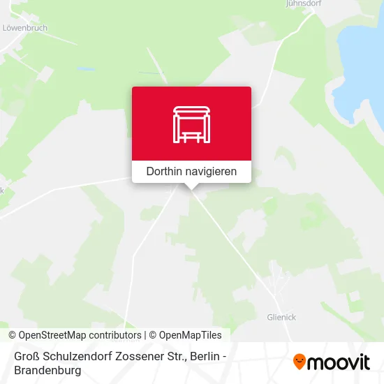 Groß Schulzendorf Zossener Str. Karte