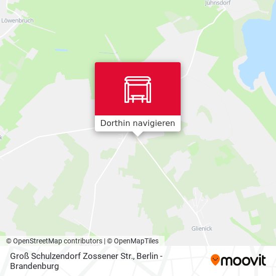 Groß Schulzendorf Zossener Str. Karte
