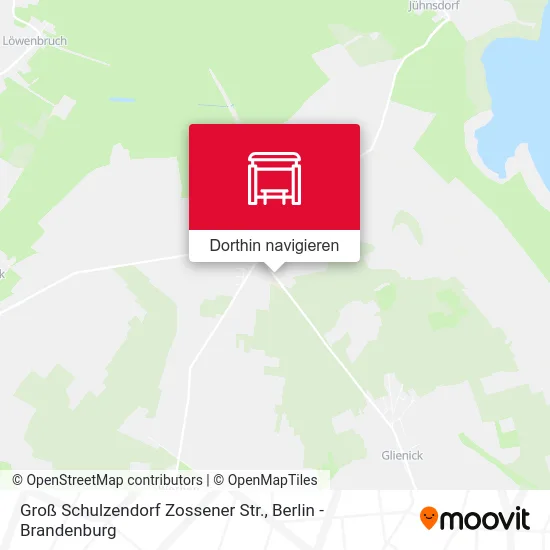 Groß Schulzendorf Zossener Str. Karte