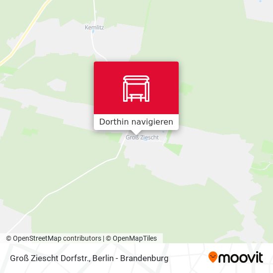 Groß Ziescht Dorfstr. Karte