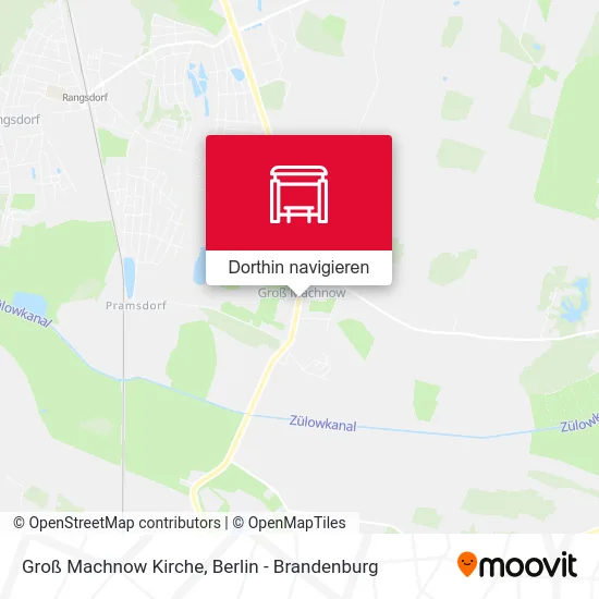 Groß Machnow Kirche Karte