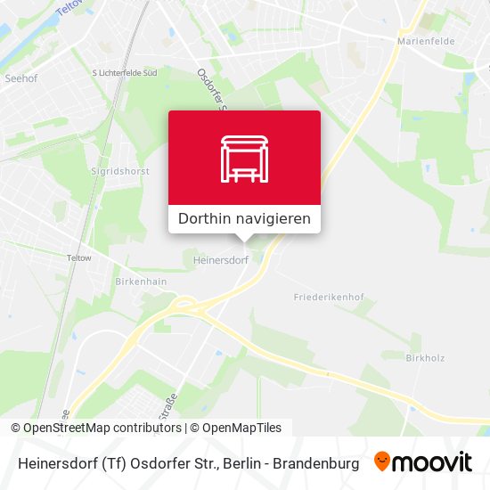 Heinersdorf (Tf) Osdorfer Str. Karte