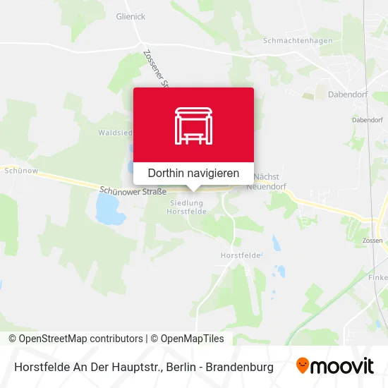 Horstfelde An Der Hauptstr. Karte