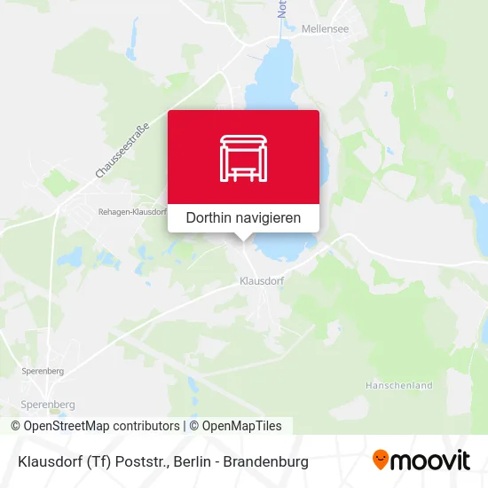 Klausdorf (Tf) Poststr. Karte