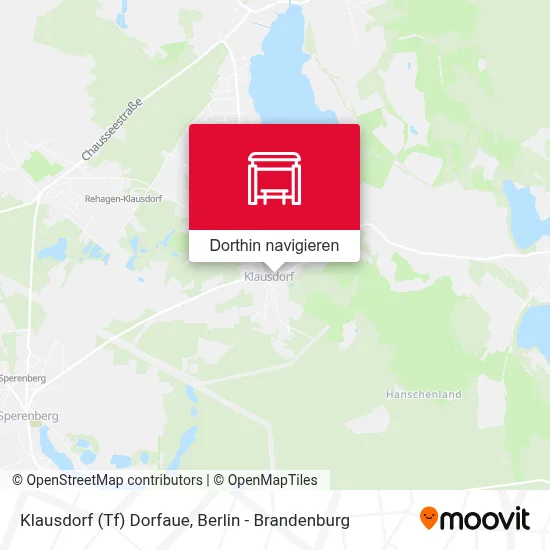 Klausdorf (Tf) Dorfaue Karte